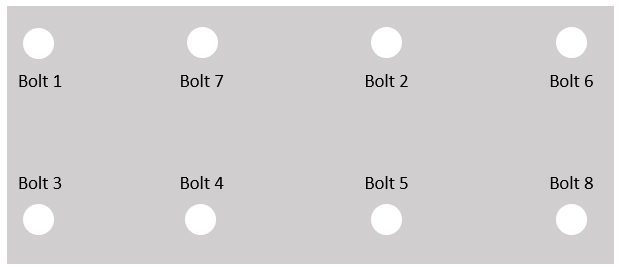 A group of bolts with black textDescription automatically generated with medium confidence