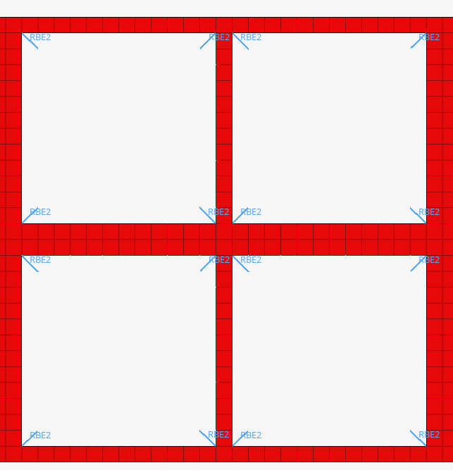 A red grid with white squaresDescription automatically generated